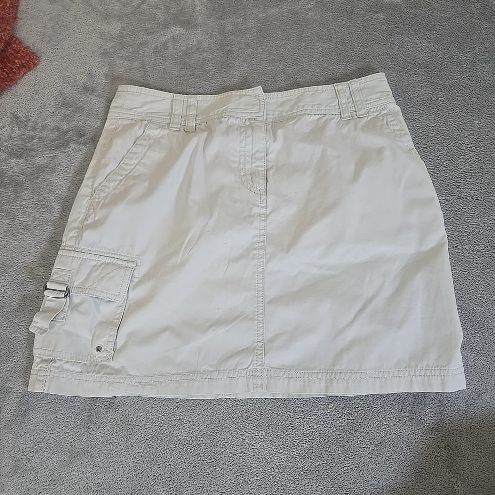 J.‎ Crew Skirt Womens 4 Tan Cargo Mini Outdoors Cabincore Casual